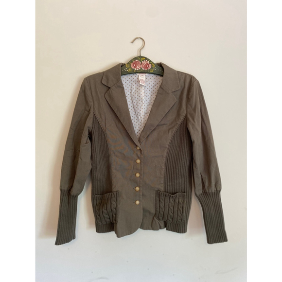 Sundance Jackets & Blazers - Women's Sundance Runaround Olive Sweater Jacket Blazer Size 6